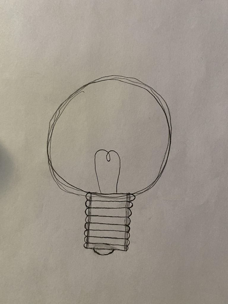 How To Draw A Light Bulb