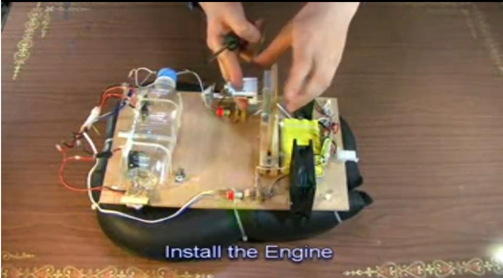 DIY-Engine RC Boat From Used Parts