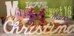 Styrofoam Letters - Easy to Decorate, Paint or Glitter