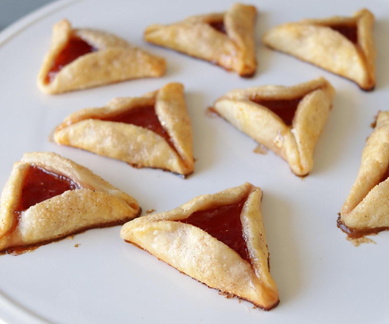 Easy Hamantaschen (Pie Crust Cookies)