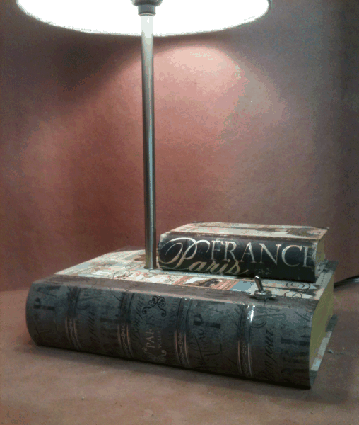 Book Lamp - No Real Books Were Harmed!