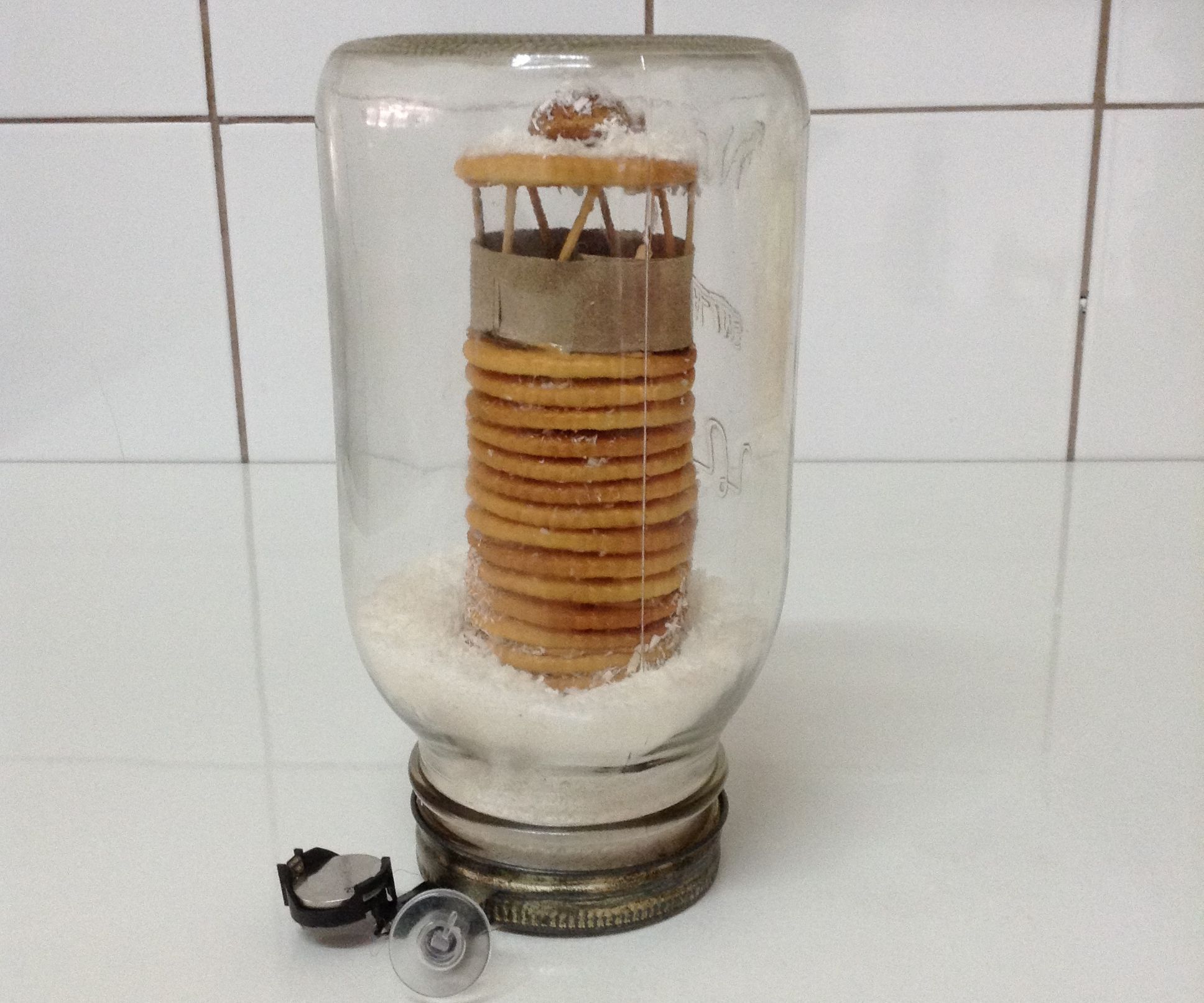 Cracker Lighthouse Protected in a Jar