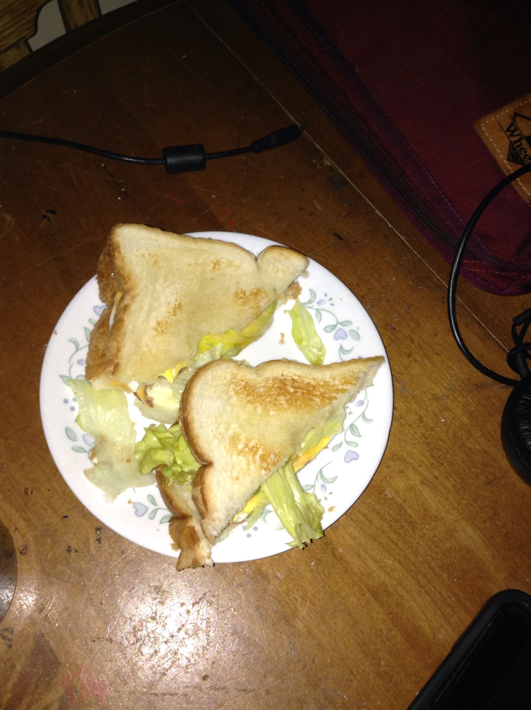 Salami Egg Sandwitch