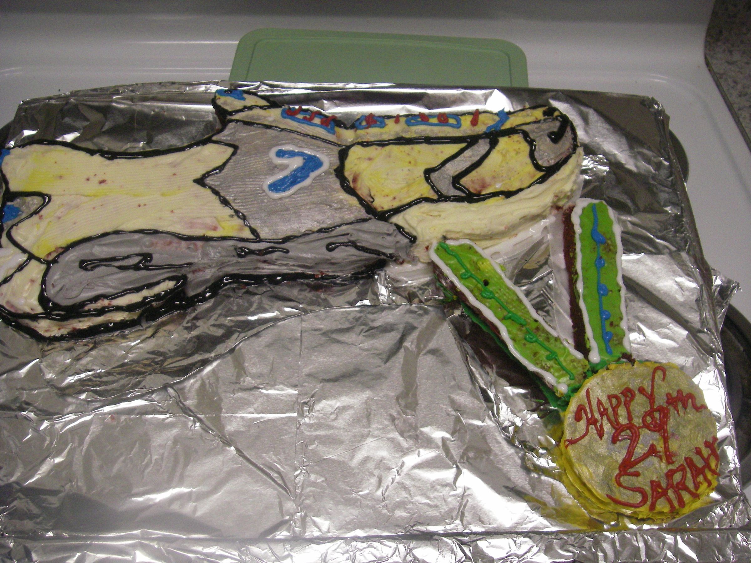 Half Marathon Shoe Cake