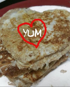 Delicious Heart Shaped French Toast