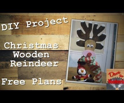 Cute Wooden Reindeer
