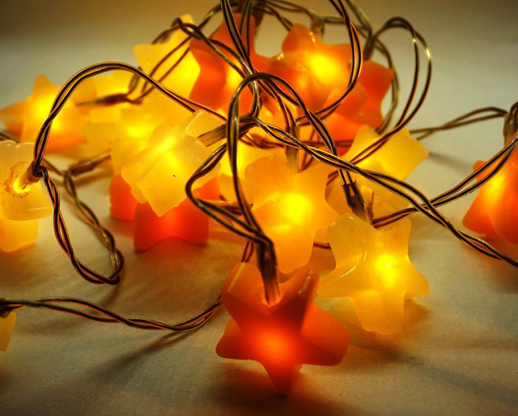 DIY Star Fairy Lights With Hot Glue 5 Steps (with Pictures)