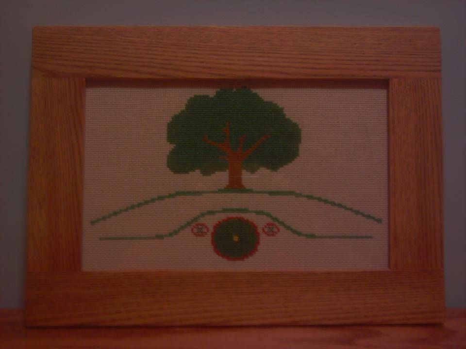 Hobbit Hole cross stitch pattern - PDF