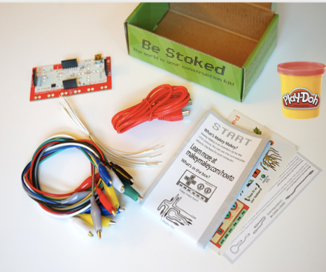 Makey Makey Piano, Playdough