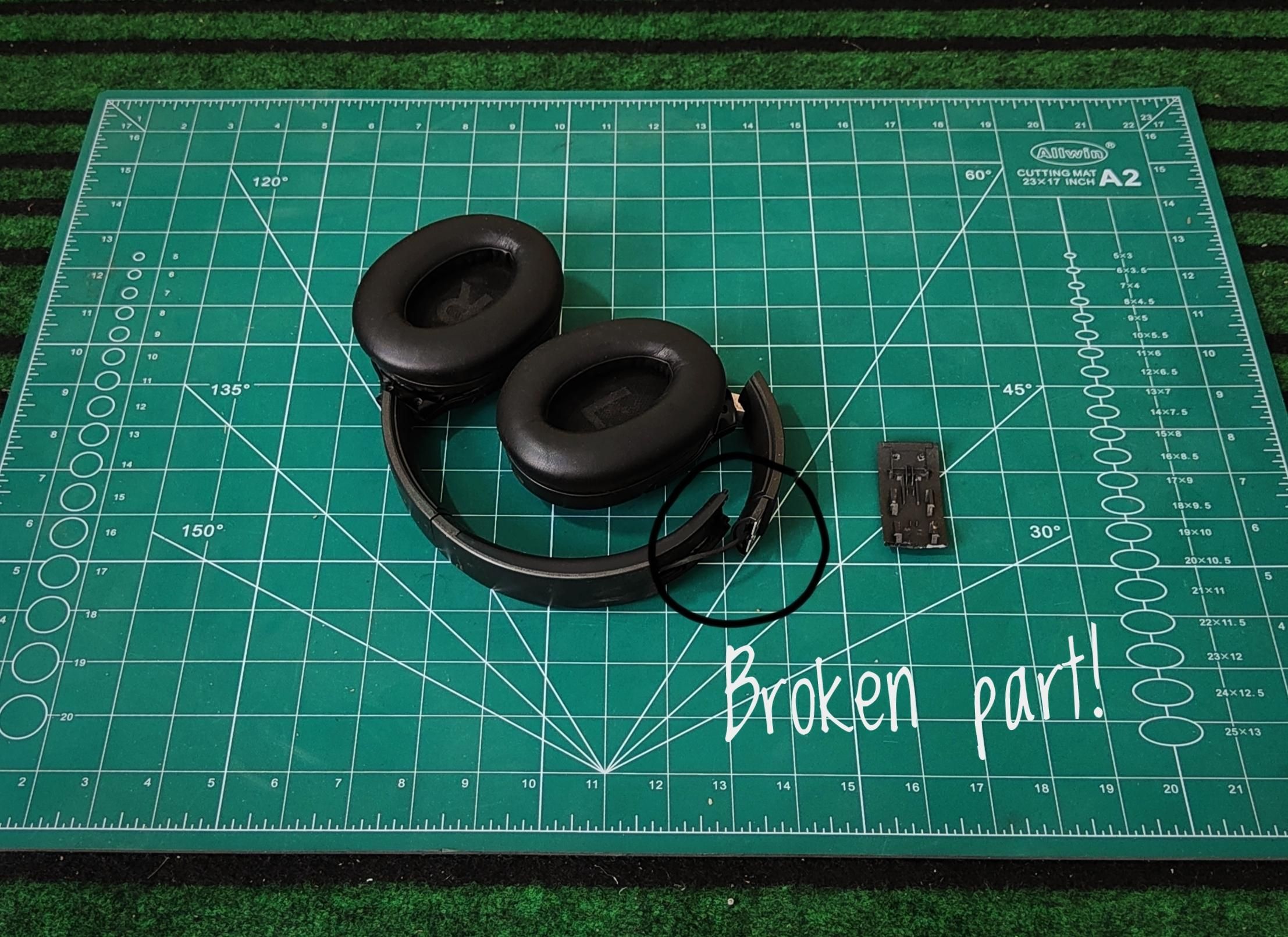 DIY Headphone Repair Designing Custom Replacement Part 16 Steps