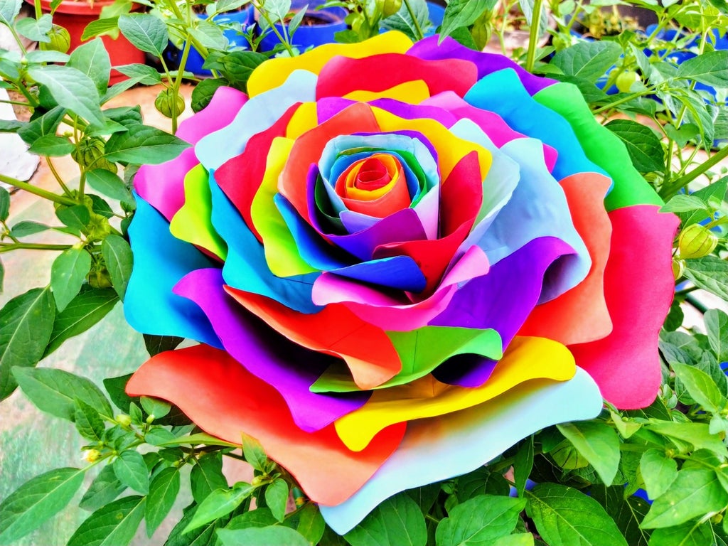 Handmade Rainbow Rose : 33 Steps (with Pictures) - Instructables