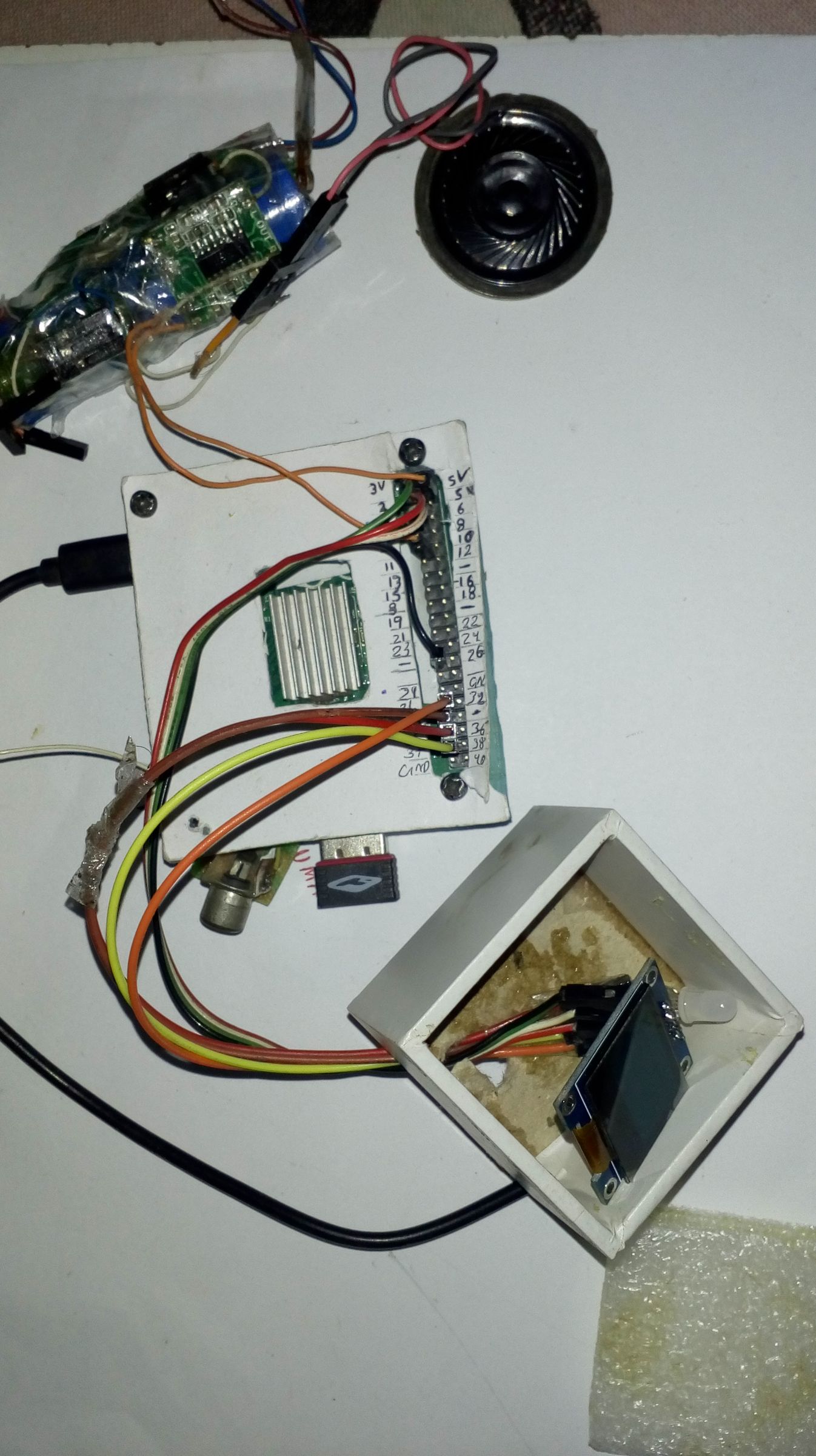 Raspberry Pi Oled Clock Watch It Hear It and Feel It 5 Steps (with