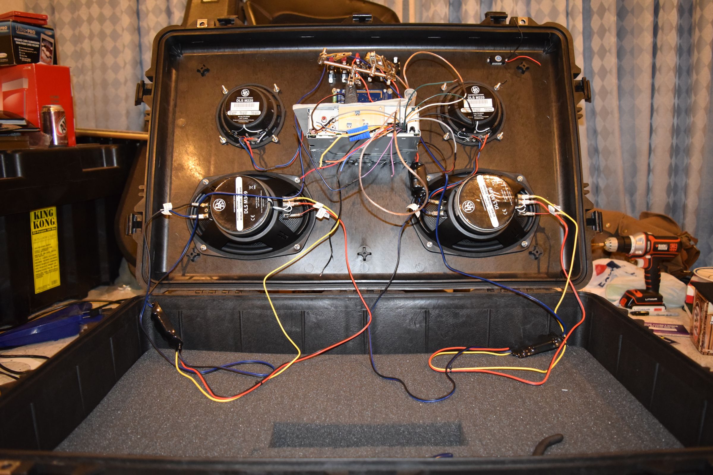 DIY Boombox With Car Stereo Head Unit 9 Steps Instructables