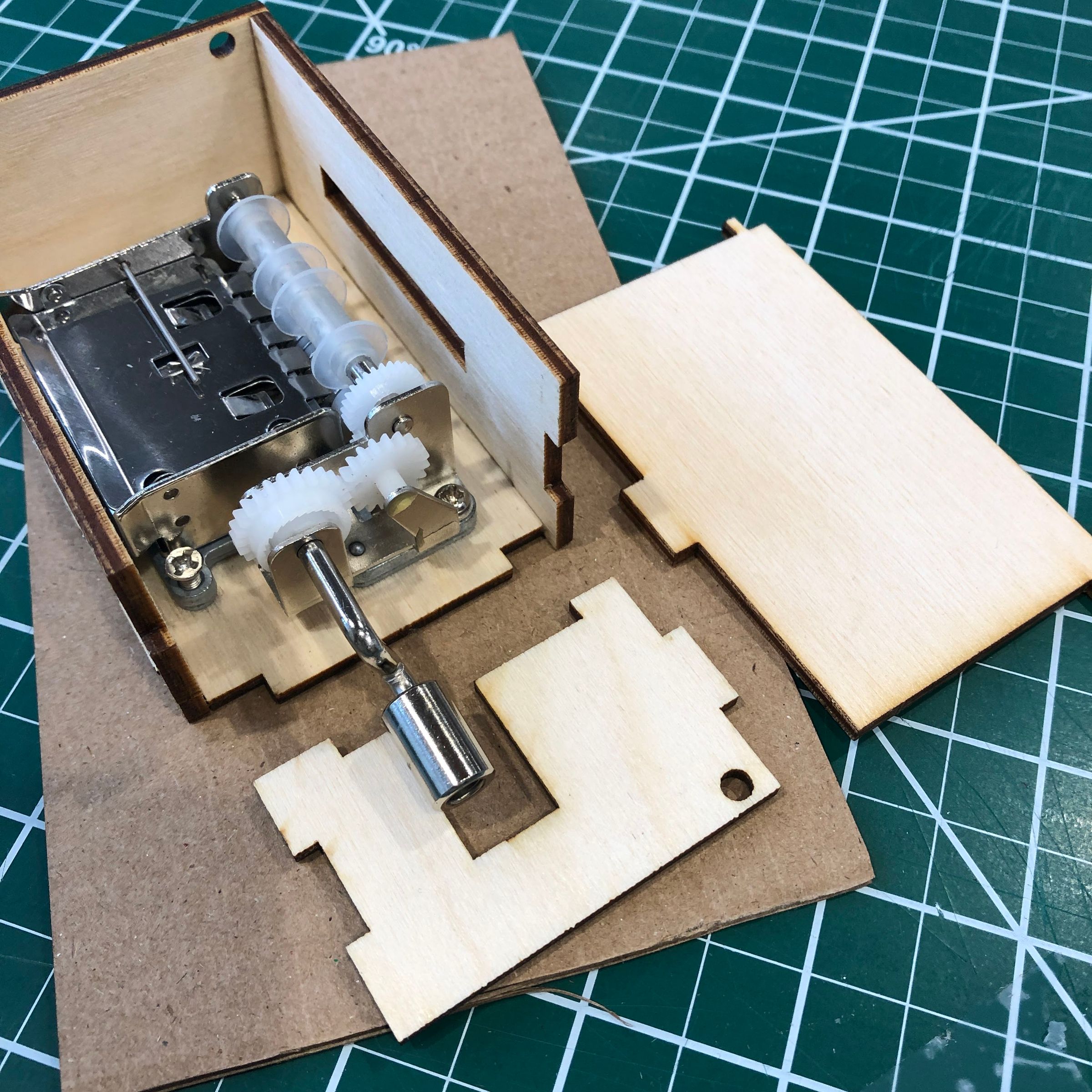 Laser Cut Music Box for Custom Composition 6 Steps Instructables