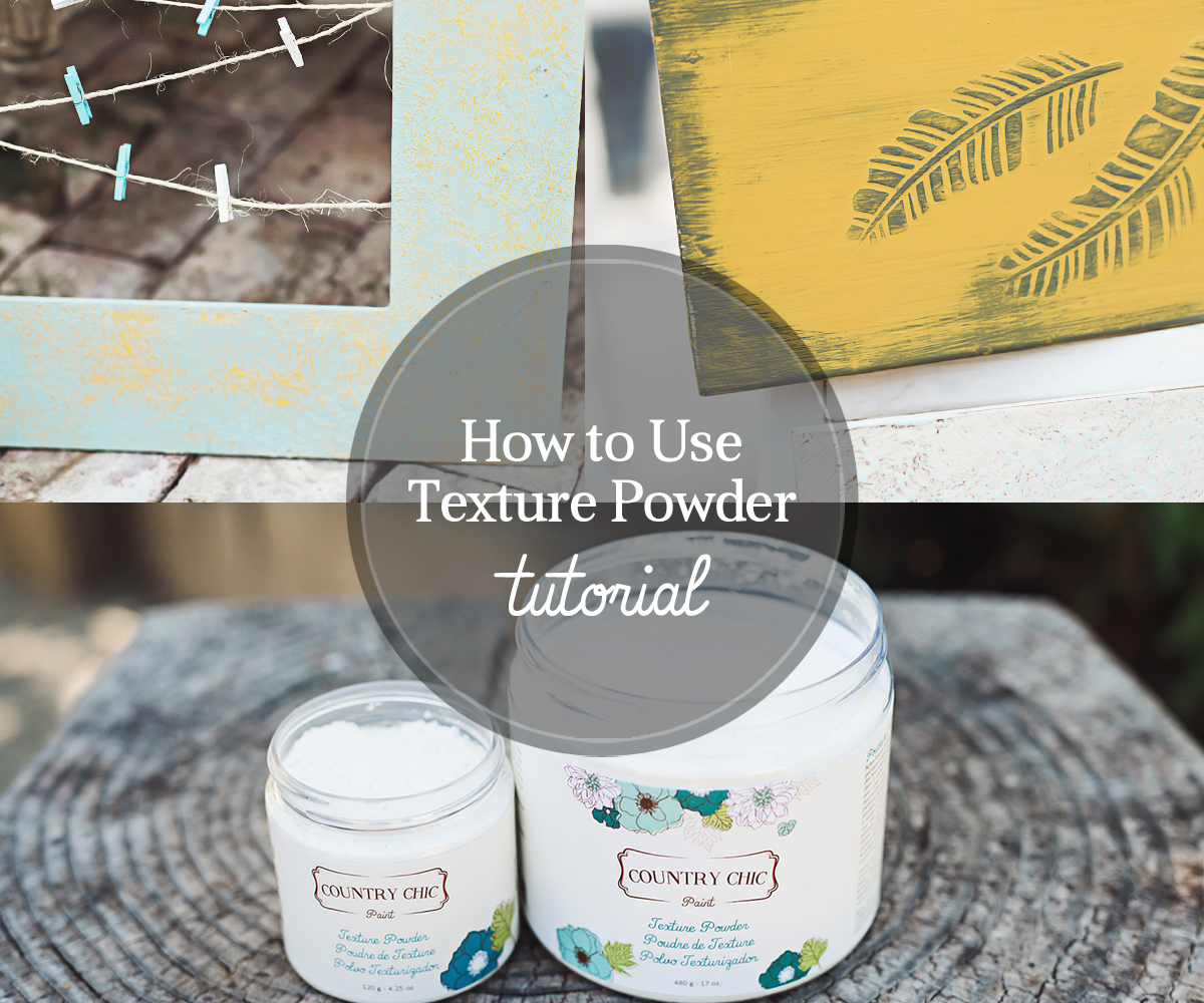 How to Create Embossed Details With Texture Powder