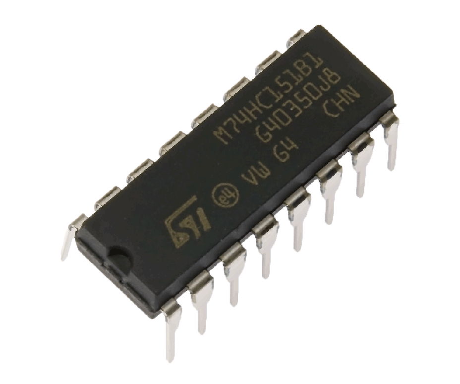 Designing a QuadTwo Input MUX (74HC151 Multiplexer) 6 Steps