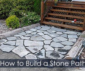 Stone Path From Tombstone Residues