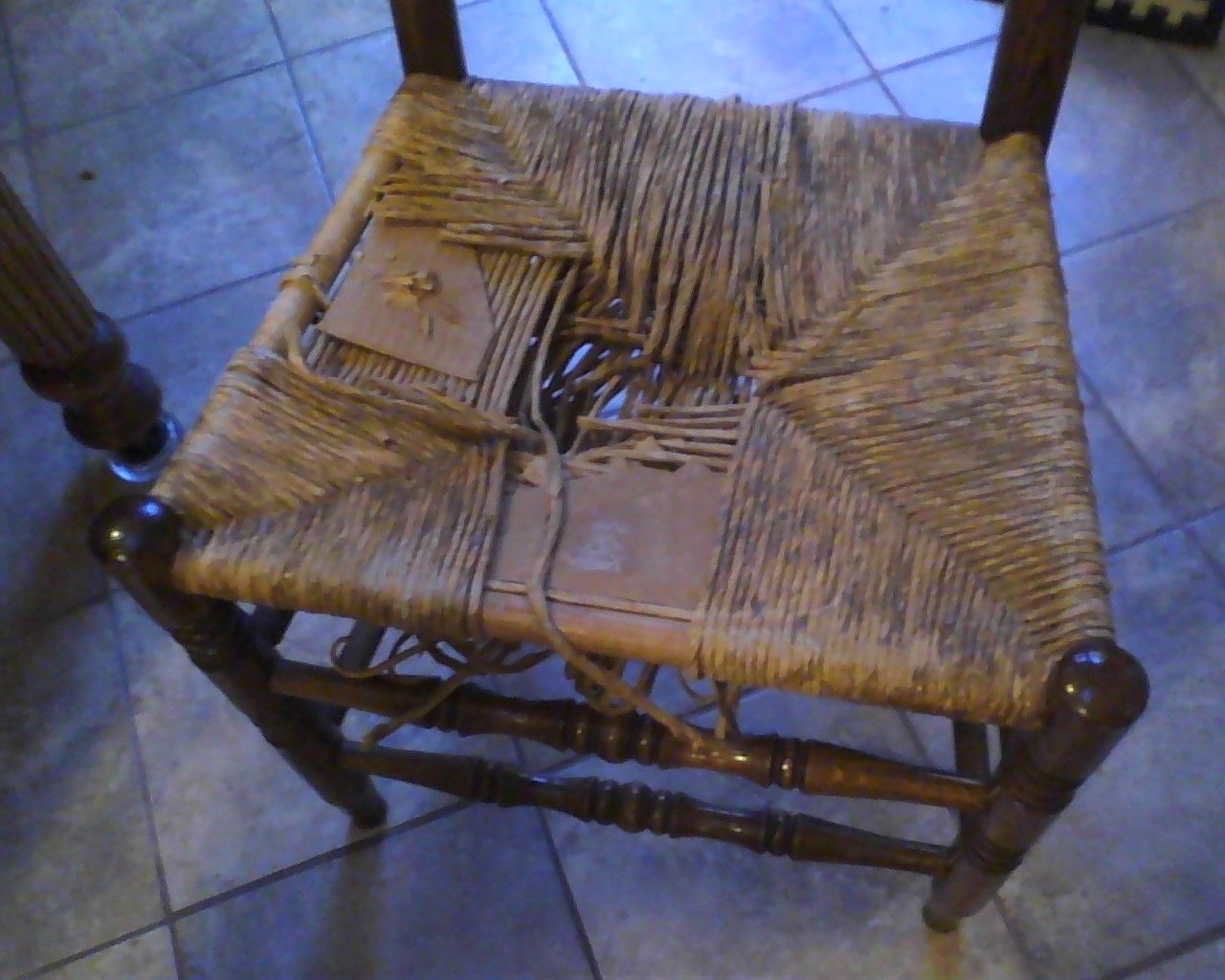 Repairing Thrift Chairs With Leather Belts