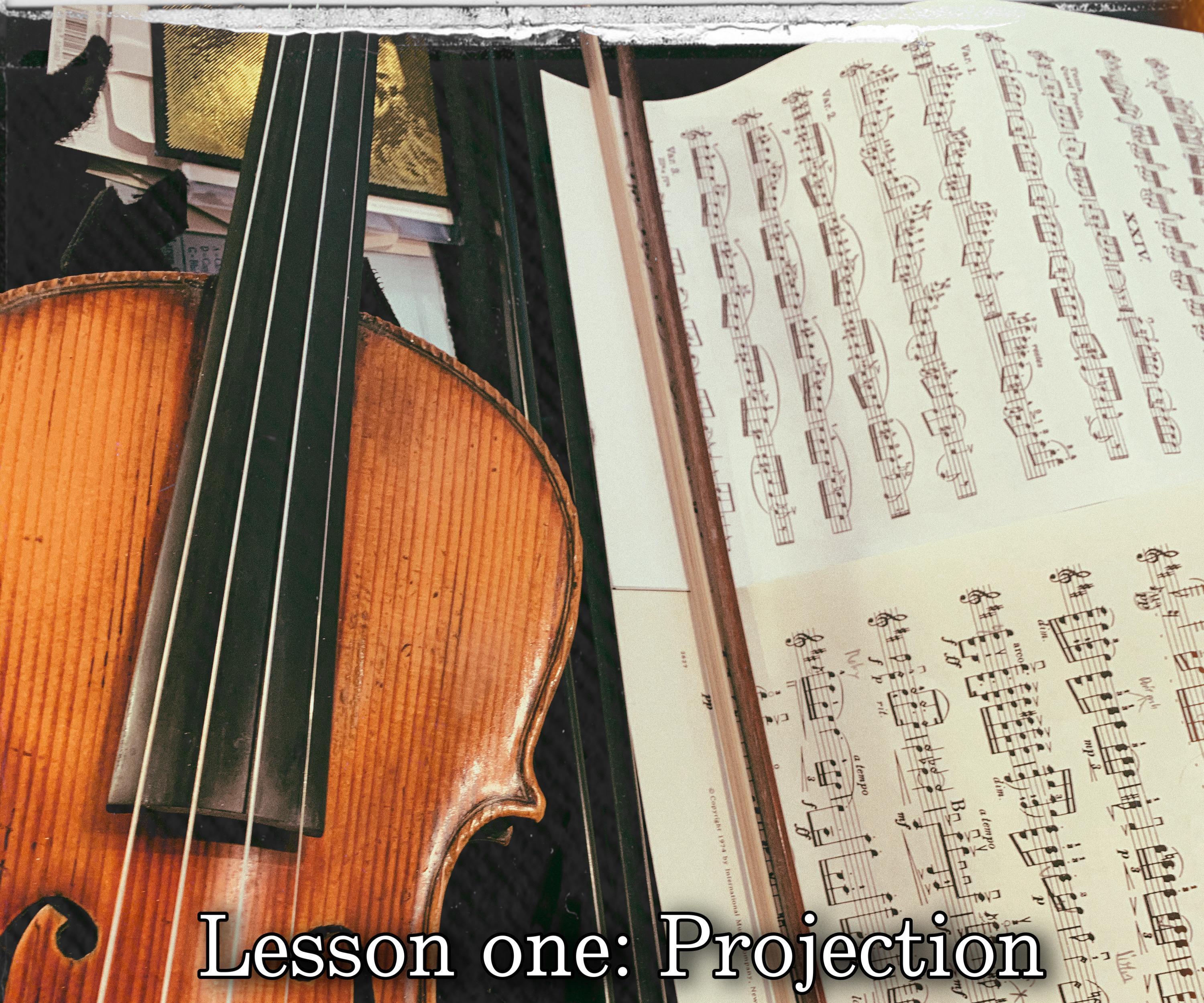 Violin Lesson One: How to Create Good Sound (Projection)