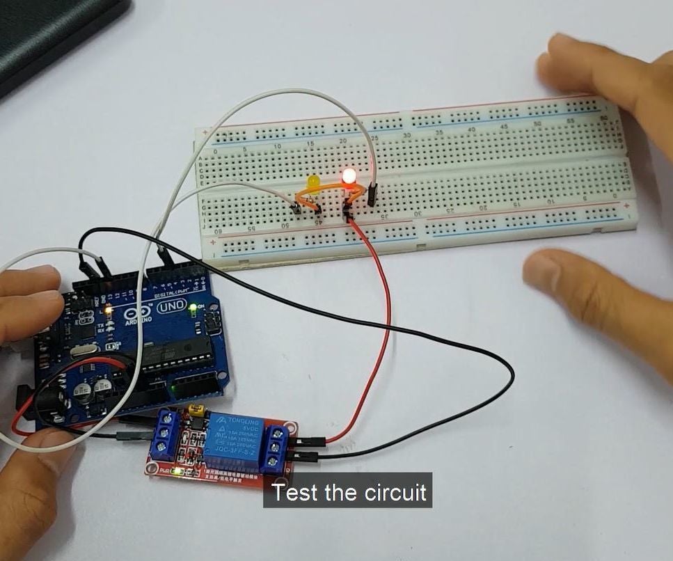 Make Timer to LED by Using Single Channel 5V Relay Module : 3 Steps ...