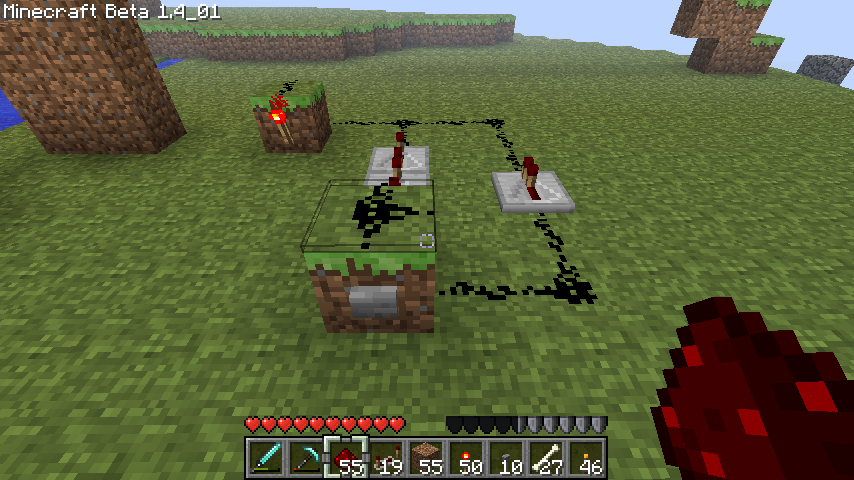 Mine Craft Redstone : Button Signal Time Extender