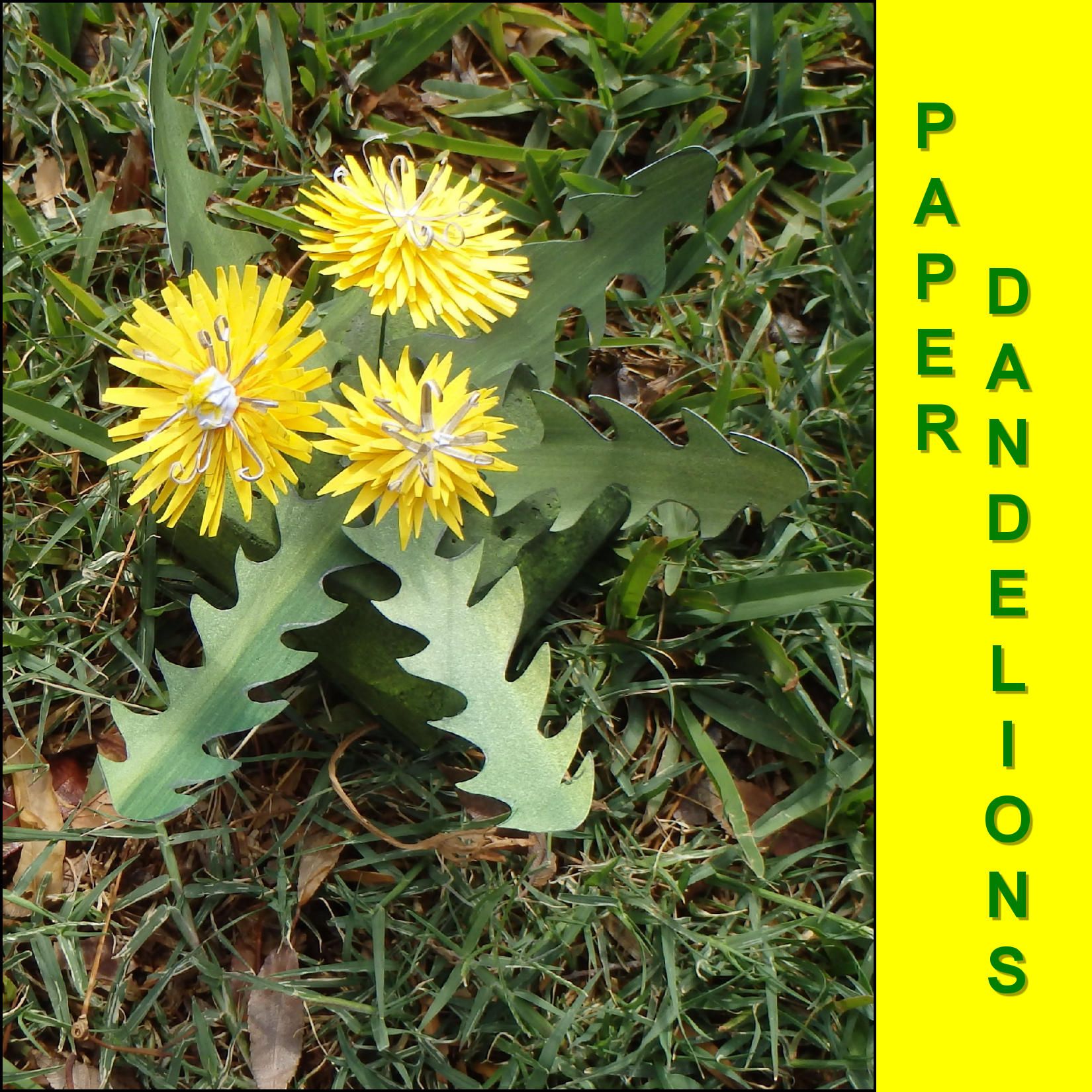 How to Make Paper Dandelions