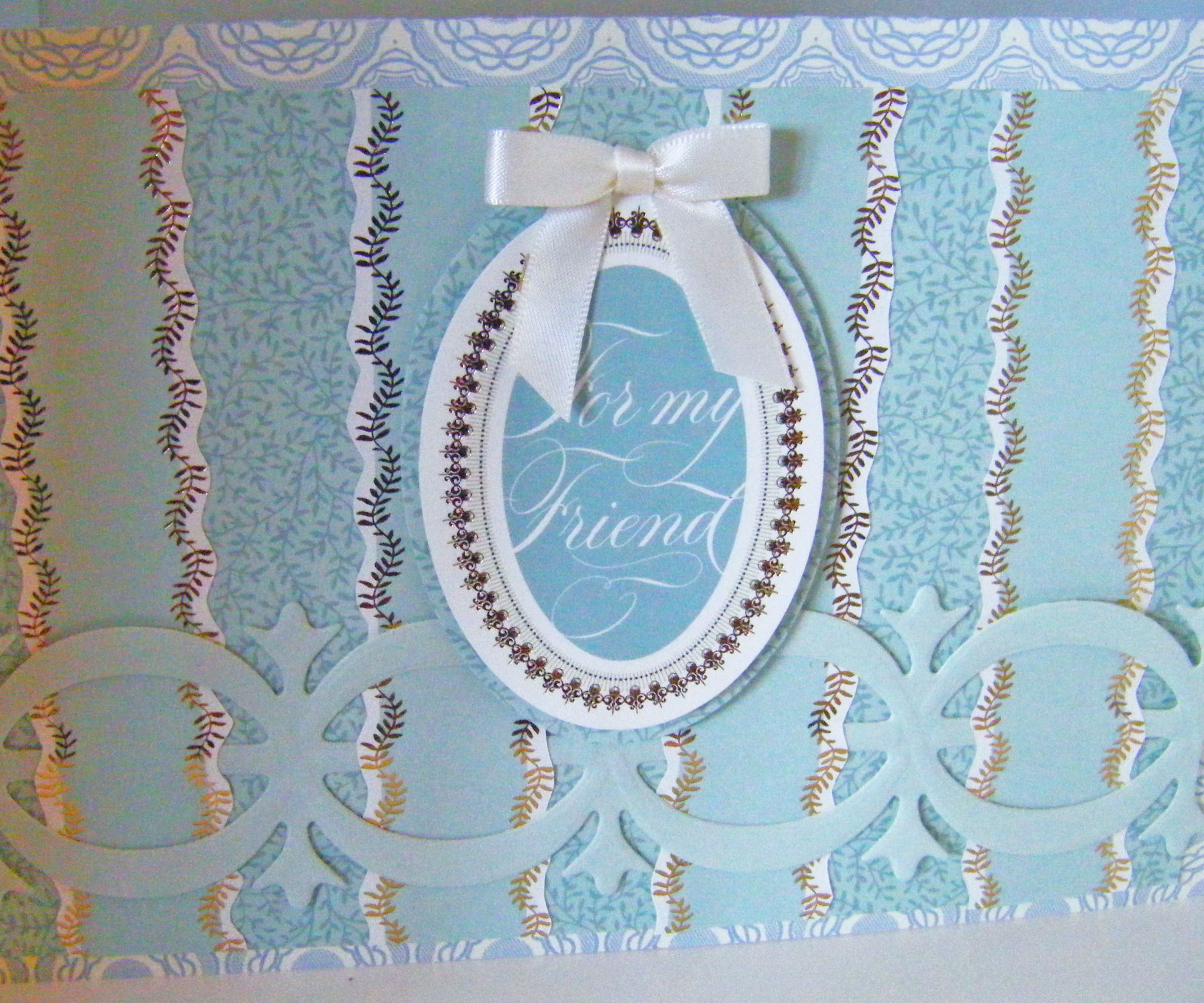 How to Make a Weaved Trimmings Die Card