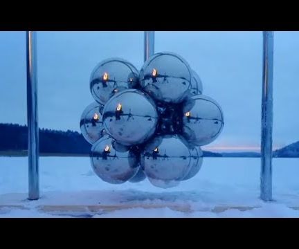 Giant Steel Ball Sculpture