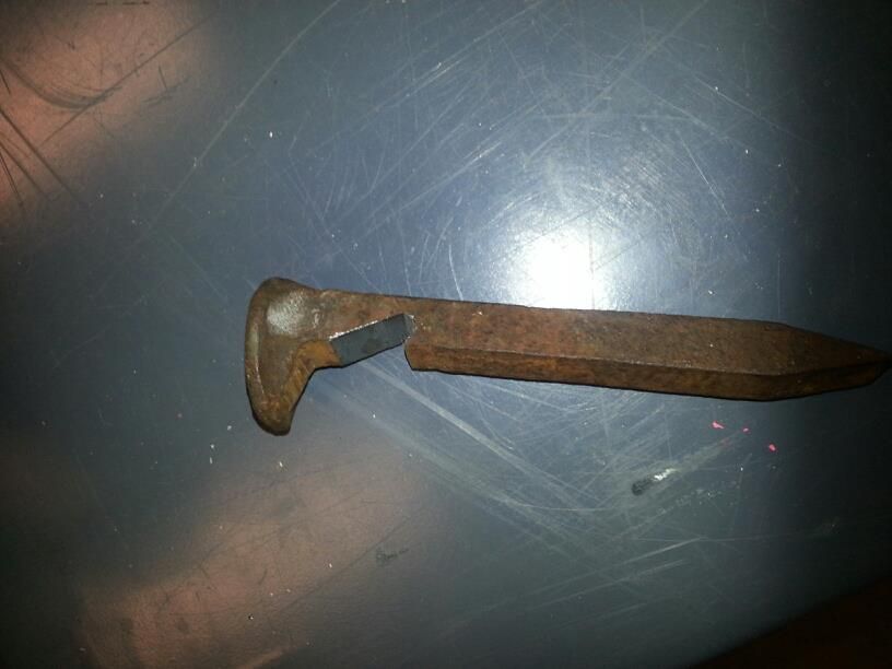 Railroad Spike Bottle Opener