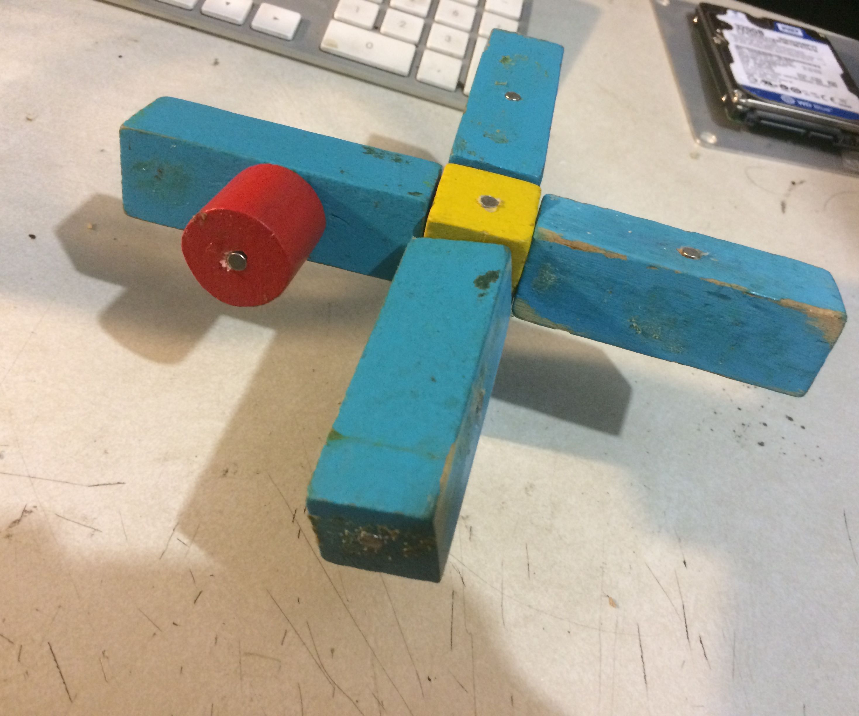 Wood Blocks Upgraded With Magnets