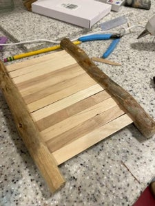 Miniature Log and Plank Bridge