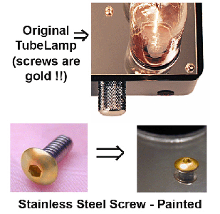 Paint the Screws Gold