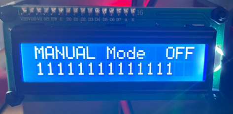 Test Motions in Manual Mode