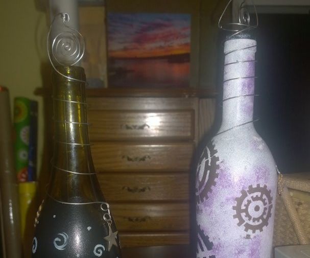Incense burner wine bottle