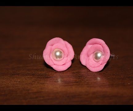 Porcelain Jewelry - Cure Rose Earrings