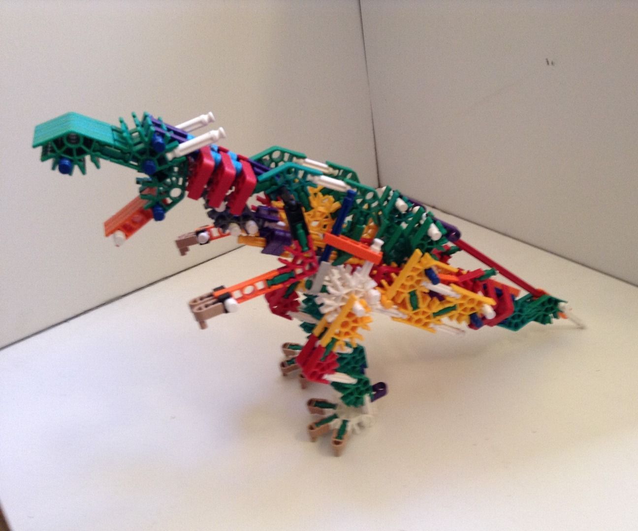 K'nex Dinobot Transformers Part 1: Grimlock and Strafe(Swoop)
