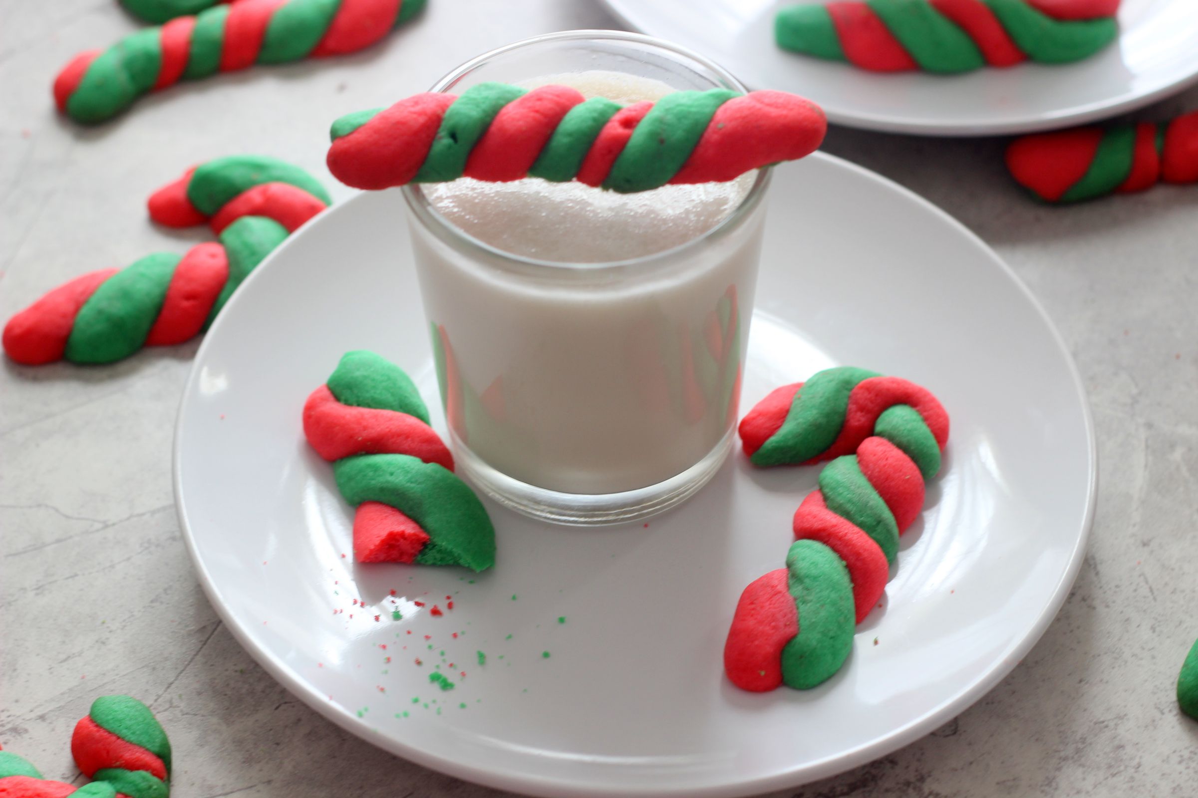 Peppermint Candy Cane Cookies