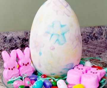DIY Hand Painted Hollow Chocolate Easter Egg (with Surprises Inside!)