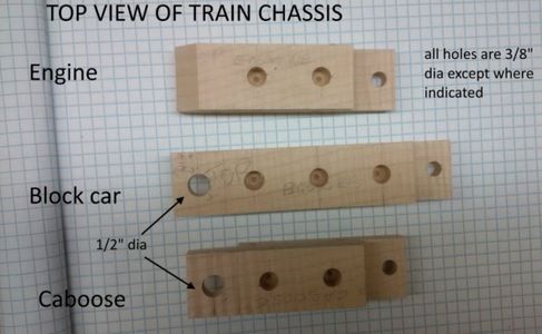 THREE-IN-ONE Wooden Building Block Train Set : 15 Steps (with Pictures ...