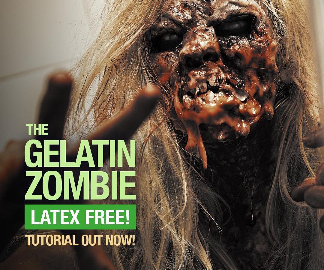 Epic Latex Free Zombie - SFX Makeup Tutorial