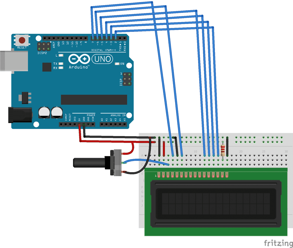 Lcd Display 16x2 Arduino