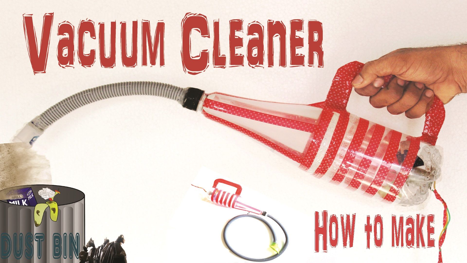 How to Make Vacuum Cleaner Using Plastic Bottle at Home 7 Steps