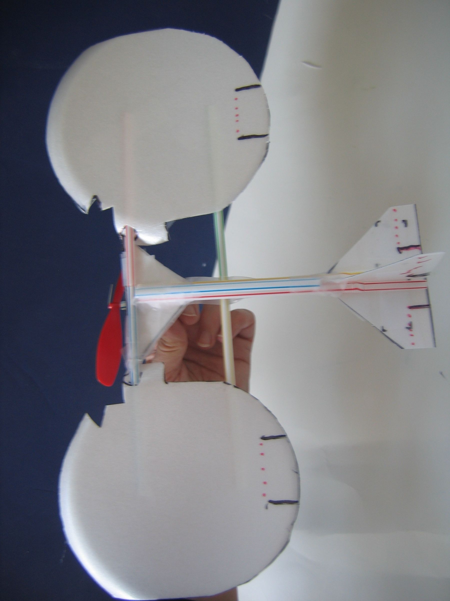 RUBBER BAND POWERED FOAM PLATE AIRPLANE 10 Steps Instructables