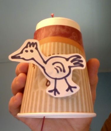 Chicken Emulator From a Paper Cup