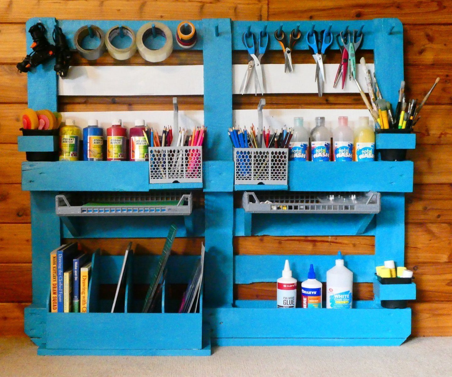 ART SUPPLIES WALL ORGANIZER 7 Steps Instructables
