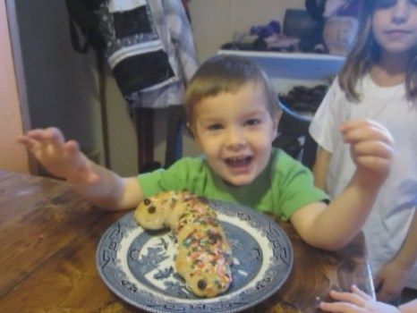 Seth's Candy Cane Bread