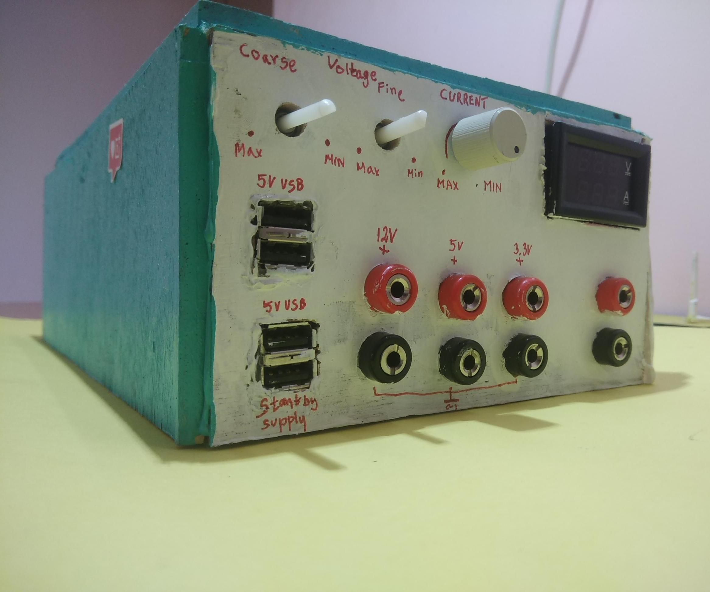 DIY Lab Bench Power Supply From ATX