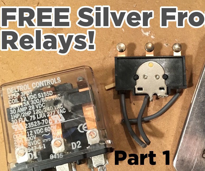 Extract FREE Silver From Relay Contacts | Where to Find Them?