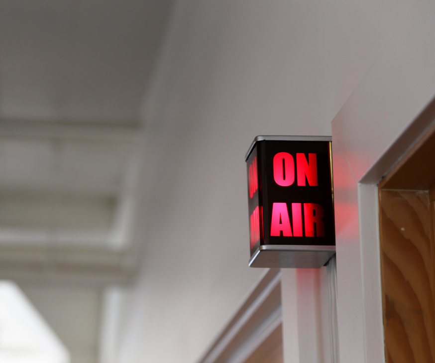 Connected Studio Warning Light