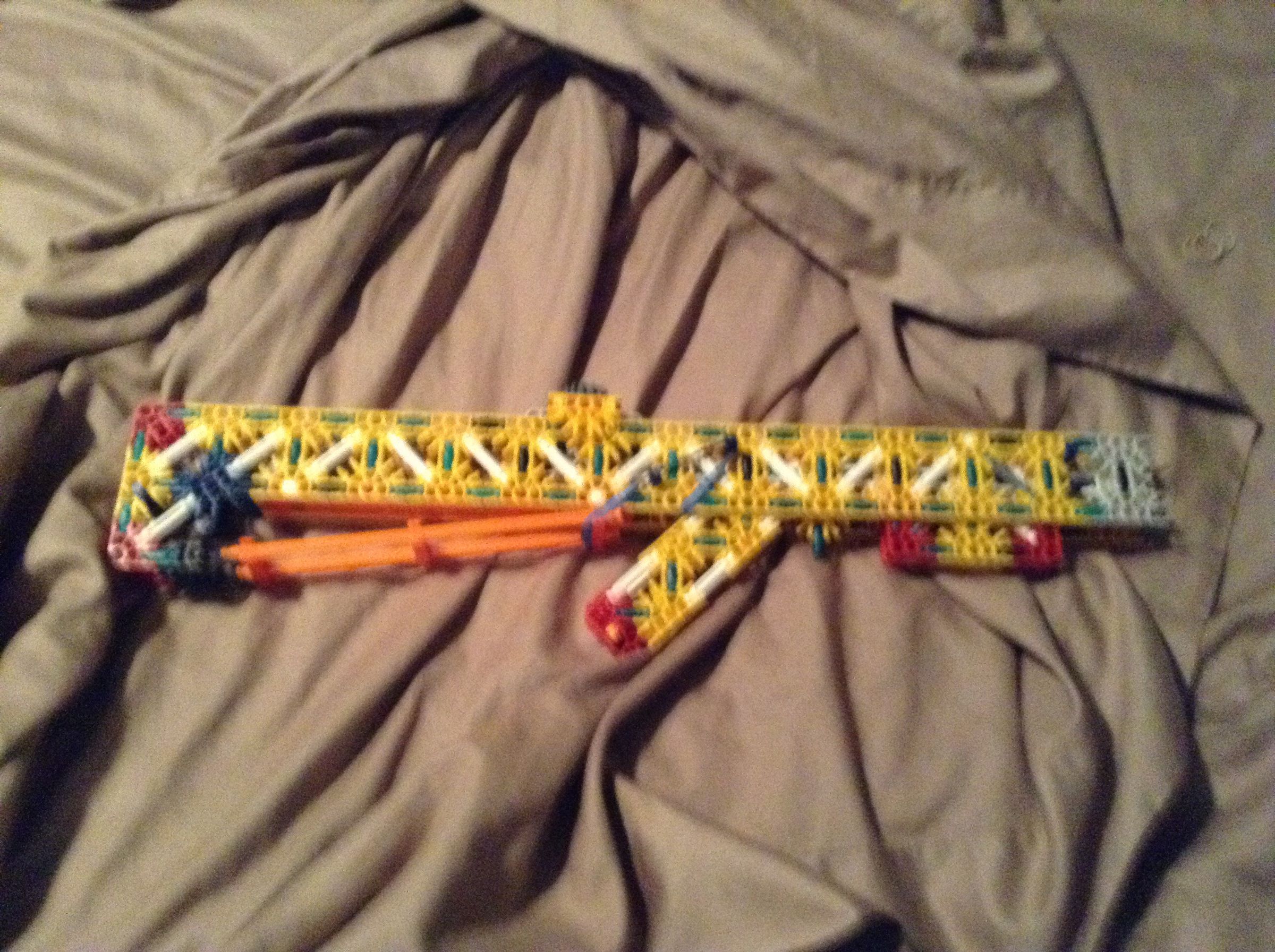 The Sledgehammer a Knex Slide Action Rifle